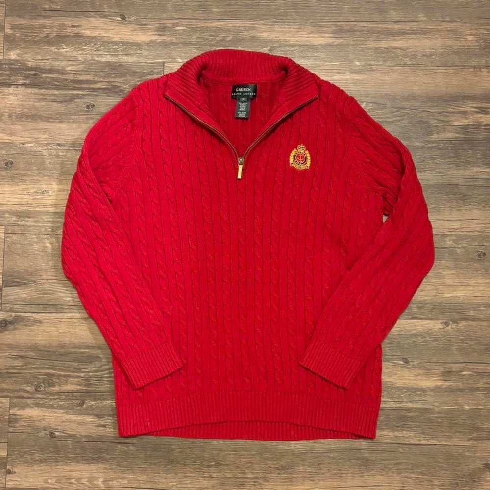 Vintage Ralph Lauren Quarter zip Sweater
